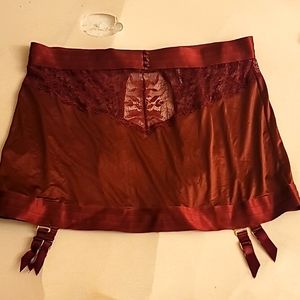 Lingerie, torrid,lace,4x, red, red wine color